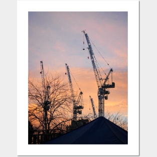 London South Bank Sunset Posters and Art